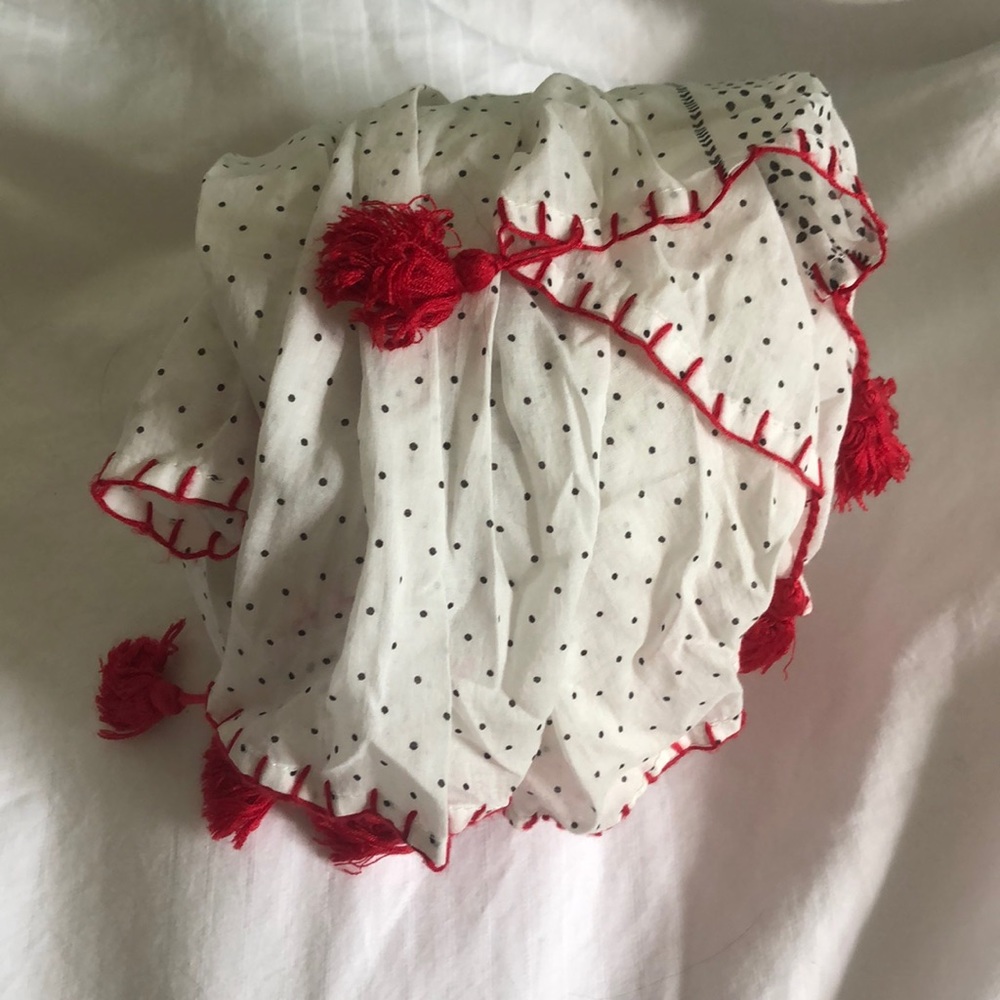 Pom Tassle Scarf